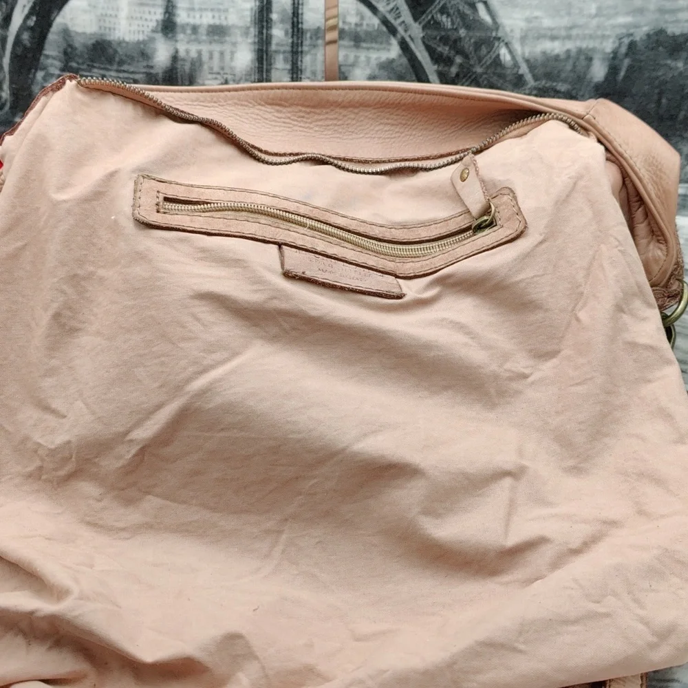 Borse In Pelle Pink Leather Bag